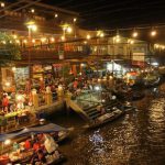 【アムパワー】バンコク郊外・夜景が綺麗な人気の水上マーケット